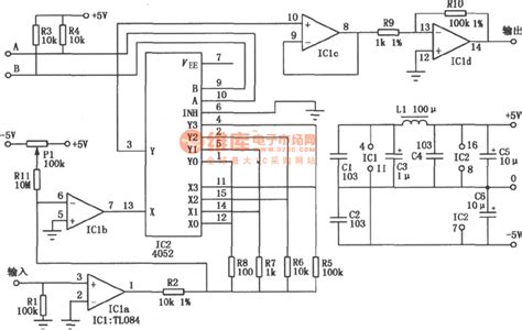 Gain Programmable Amplifier Circuit - Amplifier_Circuit - Circuit ...