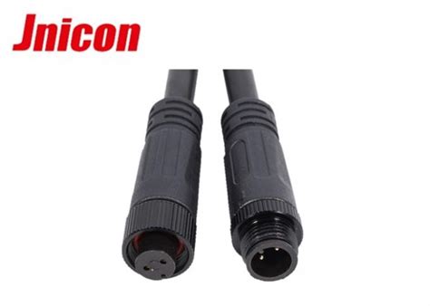 2 Pin Waterproof Male Female Connector Ip68 Circular Plastic Connectors For Lighting