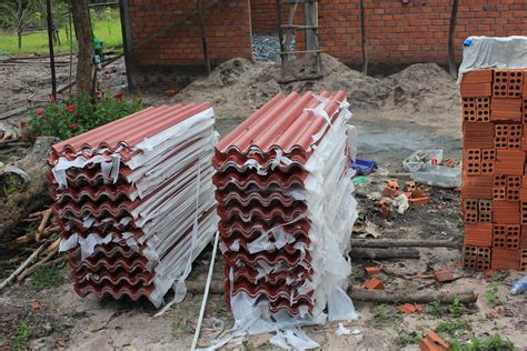 Popular Roof Supplies In Cambodia Piles Of Metal Sheets To Flickr