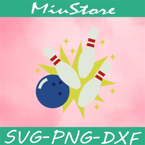 Bowling Ball And Pins Svg Bowling Svg Png Dxf Cricut Inspire Uplift