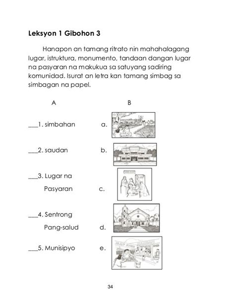 Araling Panlipunan Grade 2 Worksheets