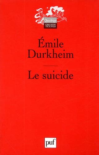 Le Suicide De Emile Durkheim Livre Occasion Decitre