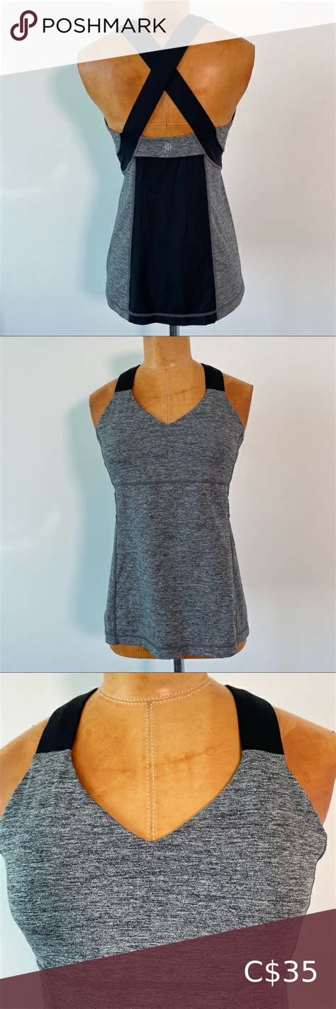 Lululemon Push Your Limits Tank V Neck Cross Back Top Tops Lululemon