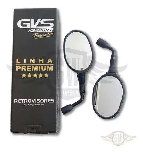 Retrovisor Gvs Triumph Tiger 800 Haste Curta Honda Convexo