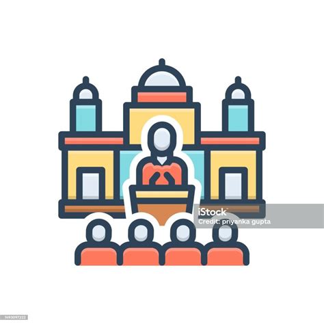 Senate Assembly Stock Illustration Download Image Now Icon Symbol Illustration Logo Istock