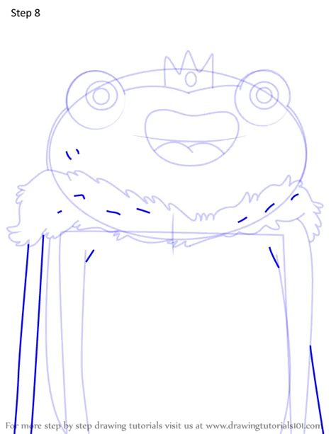 How To Draw Frog King From Summer Camp Island Summer Camp Island Step