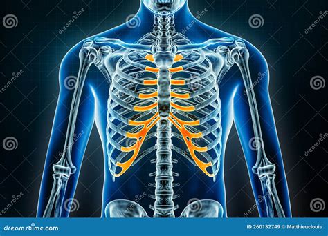 Knorpelxray Osteologie Des Menschlichen Skeletts Oder Der Knochen 3D