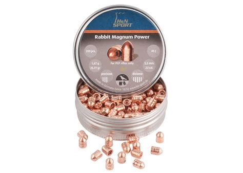 H N Rabbit Magnum Power Cylindrical Pellets Cal Grains