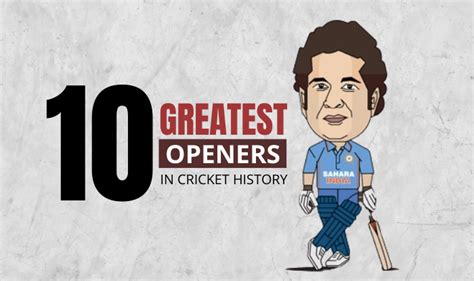 Top Best Opening Batsmen In Cricket History Ranking Sports