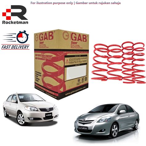 Gab Super Sport Lowered Coil Spring Set Toyota Vios Ncp Ncp