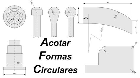 Cómo acotar Formas Circulares YouTube