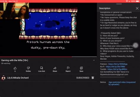 Why The Fuck You Lying Lily Her Stream Was Age Restricted