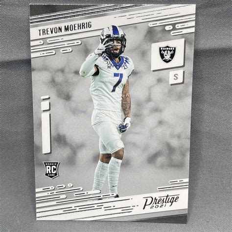 Panini Prestige Football Rc Trevon Moehrig Las Vegas Raiders