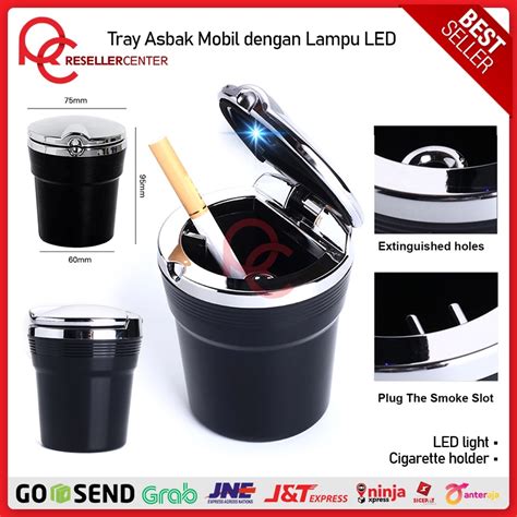 Jual TRAY ASBAK MOBIL Tray Asbak Mobil Dengan Lampu LED Asbak Rokok