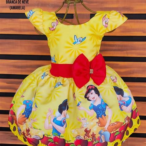 Cores Do Vestido Da Branca De Neve - Vestido da Branca de Neve | Elo7 Produtos Especiais