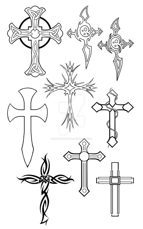 cross tattoos  madmousemedia  deviantart