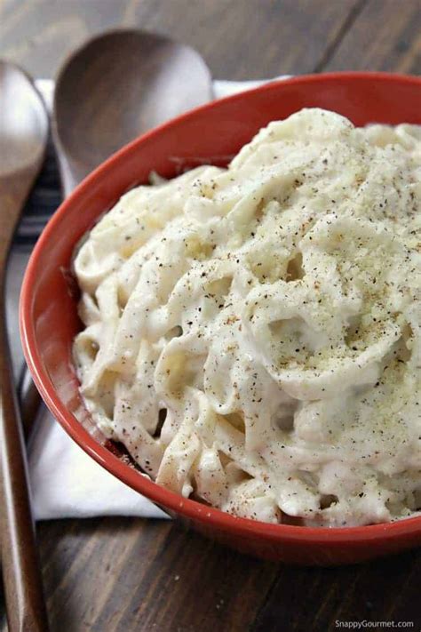 Alfredo Sauce With Cream Cheese Snappy Gourmet