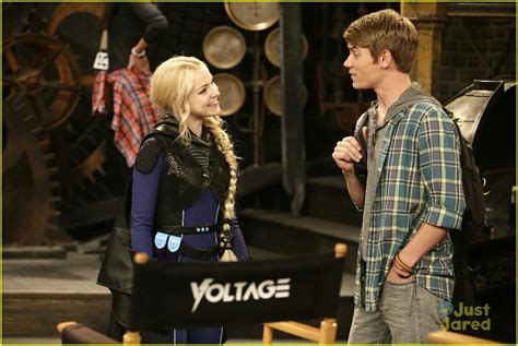 Liv And Josh On The Set Of Voltage Liv And Maddie Liv And Maddie