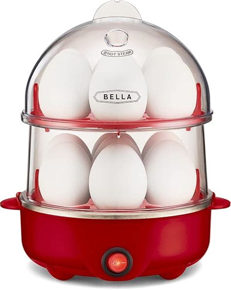 Bella Rapid Electric Egg Cooker And Poacher With Auto Shut Off For Omelet Soft Medium And Hard