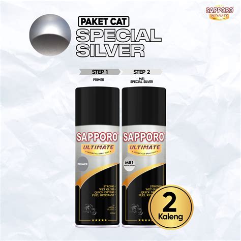 Jual Paket Cat M Special Silver Sapporo Ultimate Cat Spray