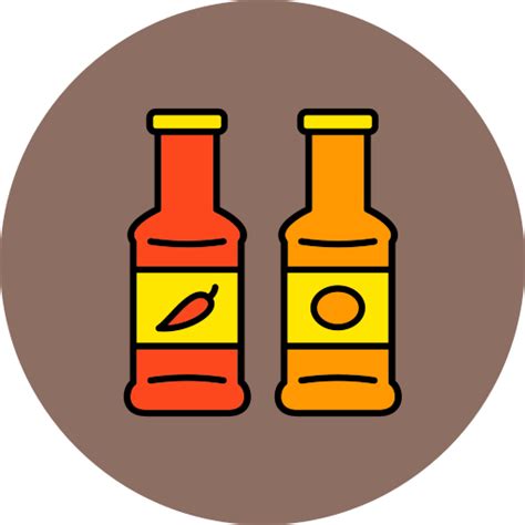 Sauce Bottle Generic Color Lineal Color Icon