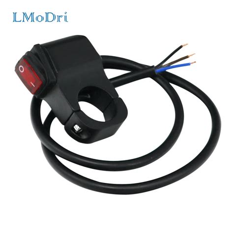 LMoDri Motorcycle Switches Waterproof Scooter ATV 7 8 Handlebar Turn