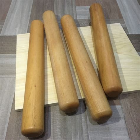 Jual Gilingan Adonan 40cm Rol Kue 40cm Gilingan Roll Kayu Rolling Kayu