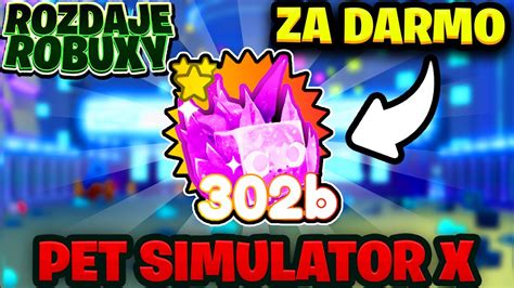 Darmowe Gemy Dla Ka Dego W Pet Simulator X Rozdaje Pety Rozdaj