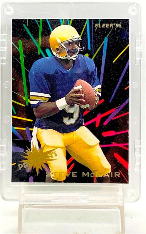 Vintage Fleer Nfl Prospects Steve Mcnair Rookie Card Of