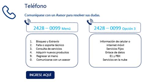 Conoce Los Medios De Contacto Corporativo Tigo GT