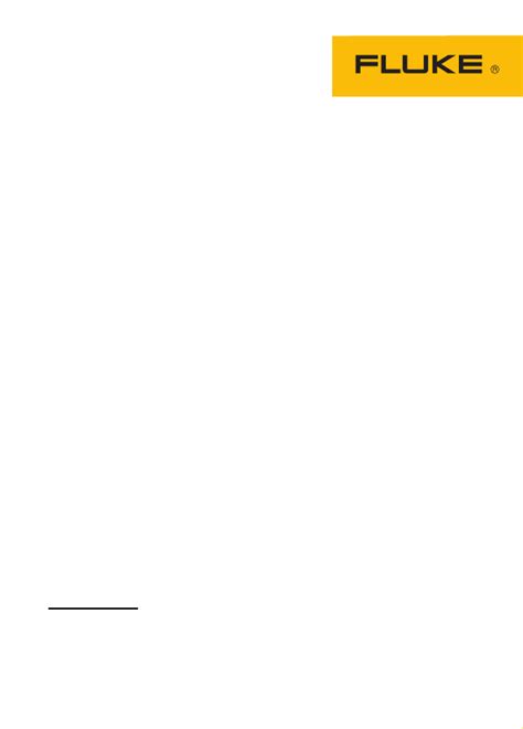 User manual Fluke 319 (English - 18 pages)