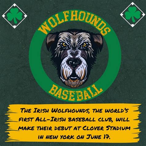 Irish American Baseball Society On Twitter The Irish Wolfhounds The