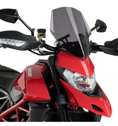 Cupolino Puig Naked Per Ducati Hypermotard Dal Colore Fum Scuro