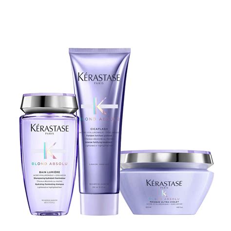 Kerastase Blond Absolu Kit Bain Lumiere 250ml Cicaflash 250ml Masque