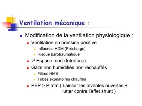 Ppt Surveillance De La Ventilation M Canique En R Animation