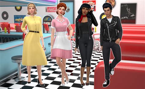 Sims 4 50s Tv