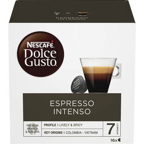 Dolce Gusto Espresso Intenso Coffee Pods Capsules Pack Woolworths