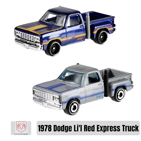 Hot Wheels Dodge Li L Red Express Truck Mini Na Web