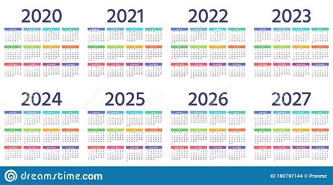 Free Printable 2021 2022 2023 Year Calendar