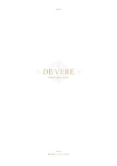 De Vere - De Vere Tortworth Court Wedding Brochure 2018-19 - Page 1