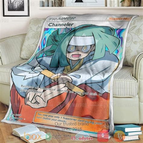 HOT Anime Pokemon Channeler Trainer Blanket Express Your Unique Style With BoxBoxShirt