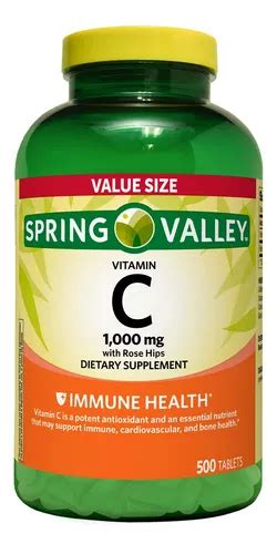 Spring Valley Vitamina C Con Rosa Mosqueta Tabletas De Mg