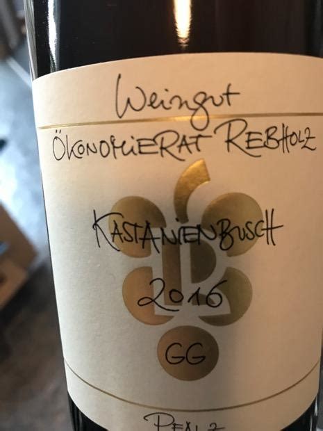 2022 Weingut Ökonomierat Rebholz Birkweiler Riesling trocken Germany