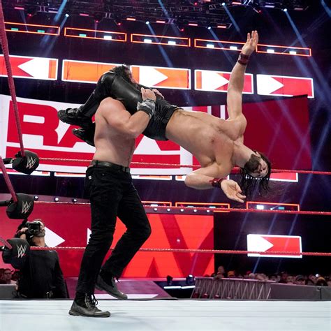 Seth Rollins Vs Bobby Lashley Vs Elias Photos WWE