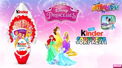 Apro Uova Di Pasqua Disney Princess Unboxing Uovo Kinder