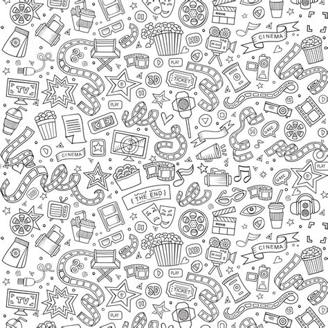 Papel De Parede Desenho Para Colorir Cinema 2 70x0 57m Quartinhos