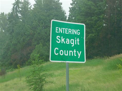 Skagit County Line I 5 Northbound Near Conway Washington Flickr