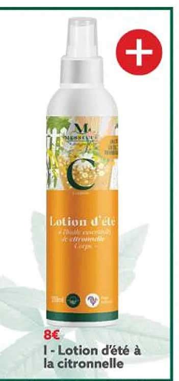 Promo Lotion D T La Citronnelle Chez Gifi Icatalogue Fr