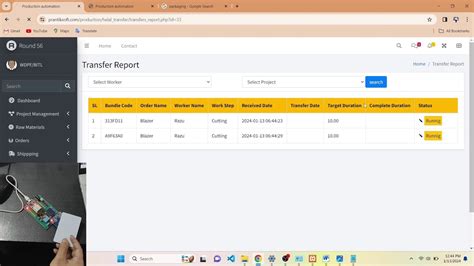 Electronic Tracking System ETS Based Automated Production Tracking