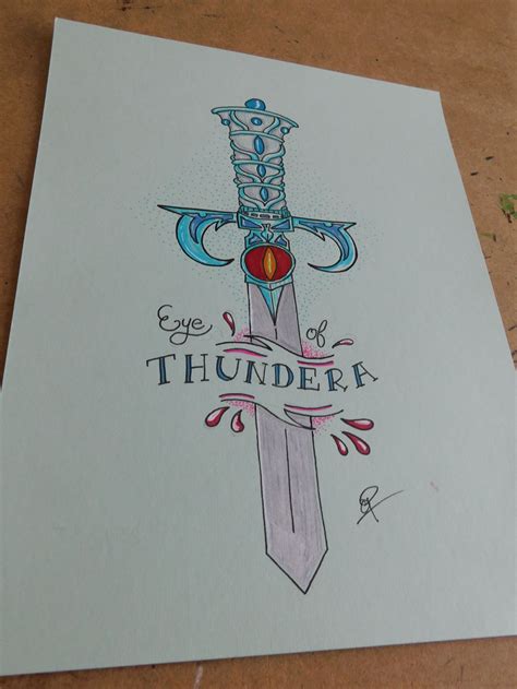 Thundercats Sword of Omens/eye of Thundera Illustration - Etsy